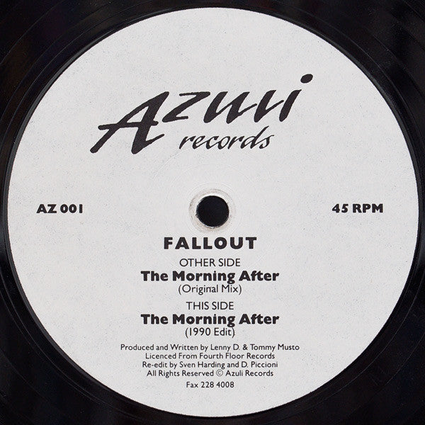 Fallout : The Morning After (12")