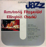 Louis Armstrong, Ella Fitzgerald, Duke Ellington, Ray Charles : Europa Jazz (LP, Comp, Gat)