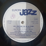 Louis Armstrong, Ella Fitzgerald, Duke Ellington, Ray Charles : Europa Jazz (LP, Comp, Gat)