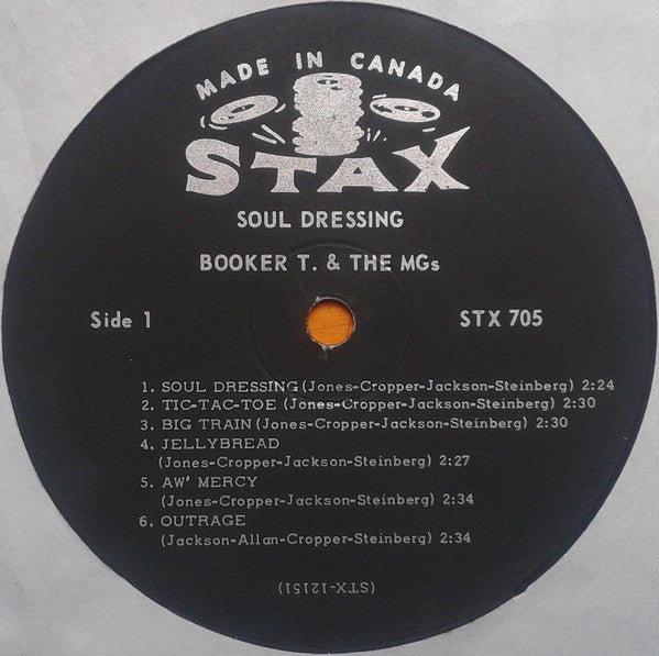 Booker T. & The MGs* : Soul Dressing (LP, Album, Mono)