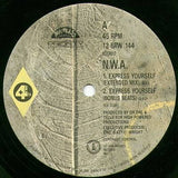 N.W.A. : Express Yourself (12", Single)
