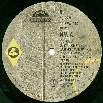 N.W.A. : Express Yourself (12", Single)