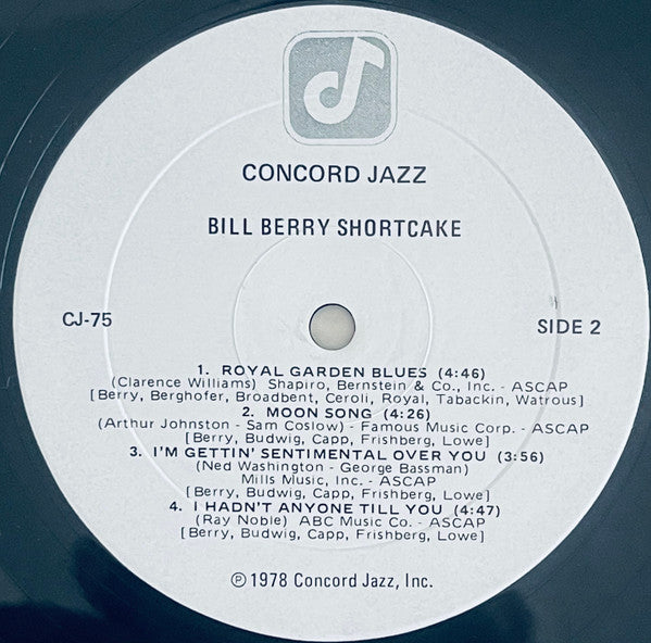 Bill Berry : Shortcake (LP, Album)
