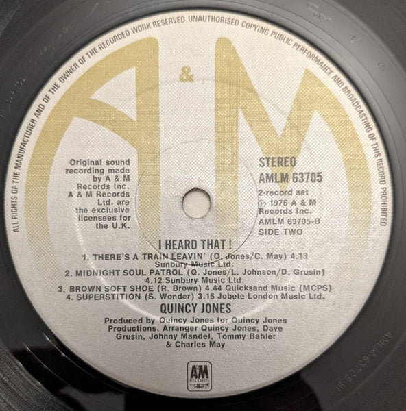 Quincy Jones : I Heard That!! (2xLP, Album, Gat)