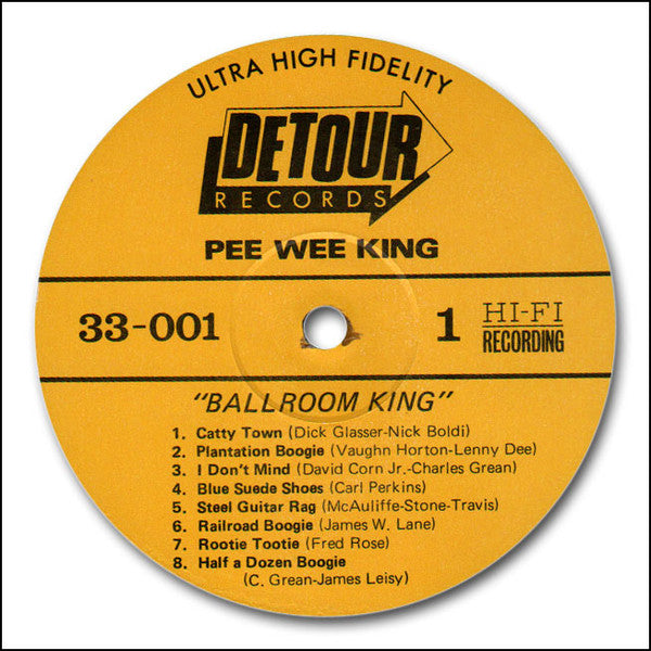 Pee Wee King : Ballroom King (LP, Comp)