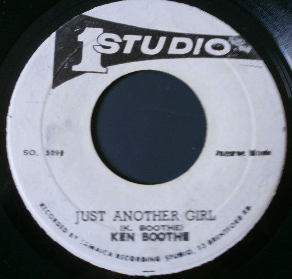 Ken Boothe / Jimmy Newton (2) : Just Another Girl / Fooling You (7", Single)