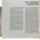 Paul Desmond : Summertime (LP, Album, Ltd, RE)