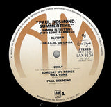Paul Desmond : Summertime (LP, Album, Ltd, RE)