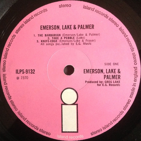 Emerson, Lake & Palmer : Emerson, Lake & Palmer (LP, Album, Pin)