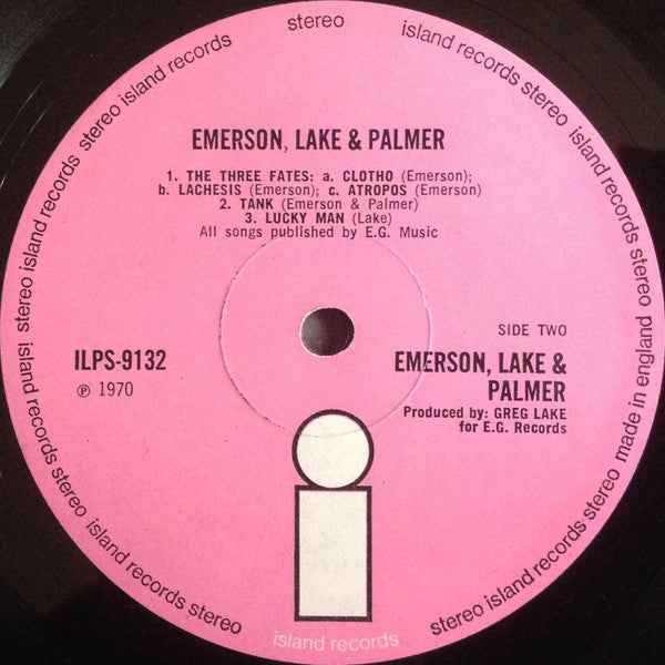 Emerson, Lake & Palmer : Emerson, Lake & Palmer (LP, Album, Pin)