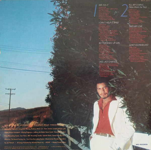 Jeff Perry : Jeffree (LP, Album, Pin)