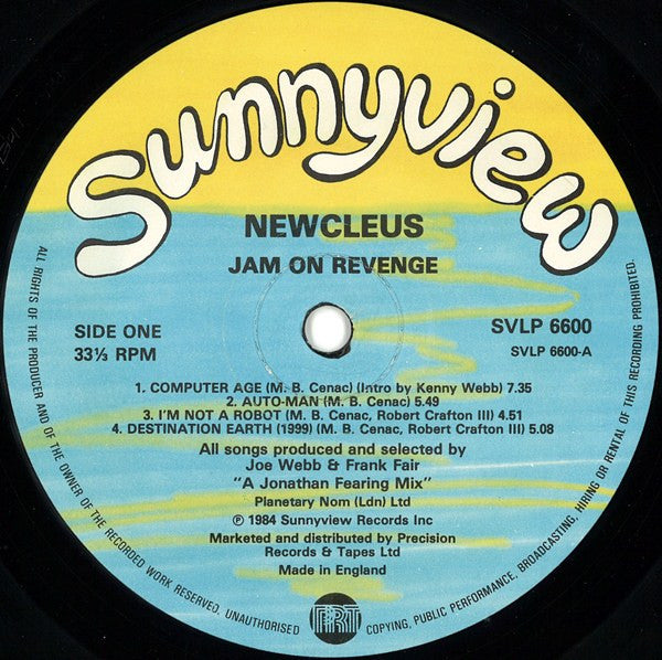 Newcleus : Jam On Revenge (LP, Album)