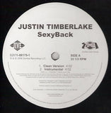 Justin Timberlake : SexyBack (12", Single)