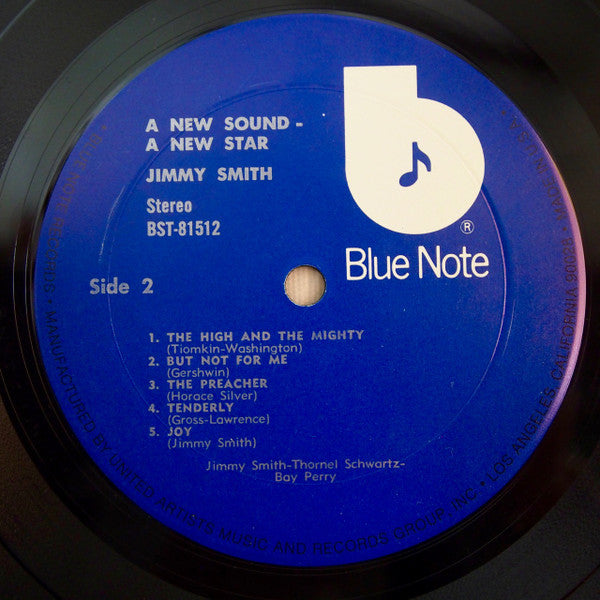 Jimmy Smith : A New Star - A New Sound (LP, Album, RE)