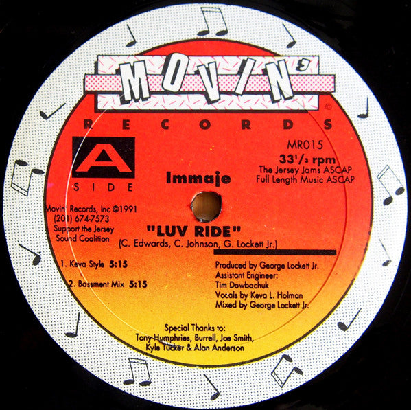Immaje : Luv Ride (12")