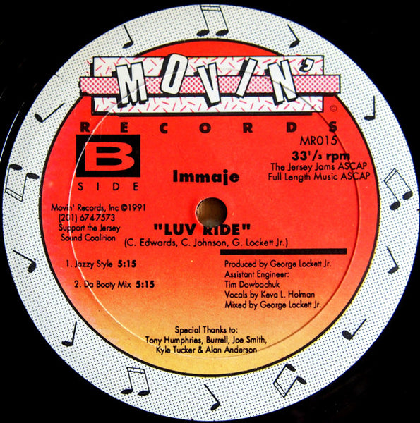 Immaje : Luv Ride (12")