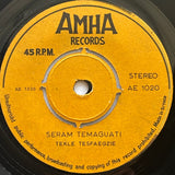 Tekle Tesfazghi : Seram Temaguati / Tsebuk Zegeber Zeiefeso (7")
