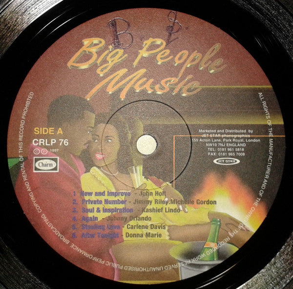 Various : Big People Music Volume 3 (LP, Comp)
