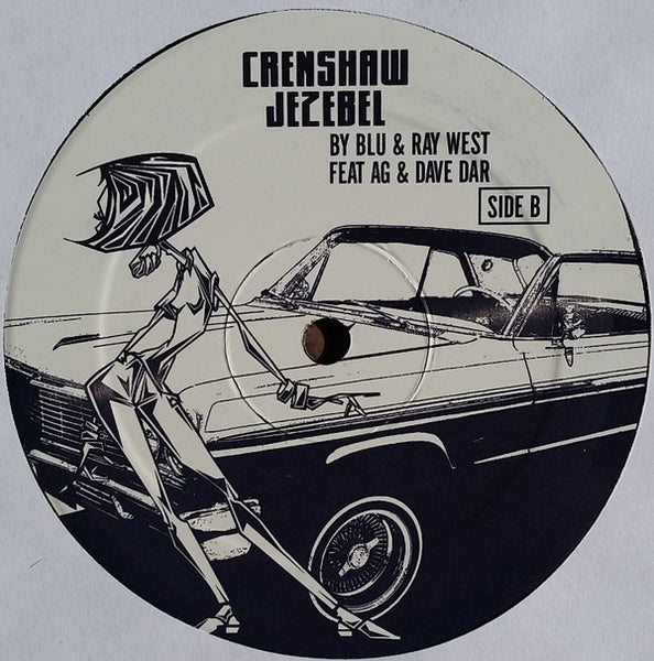 Blu (2) & Ray West (4) Feat AG & Dave Dar : Crenshaw Jezebel (12", EP)
