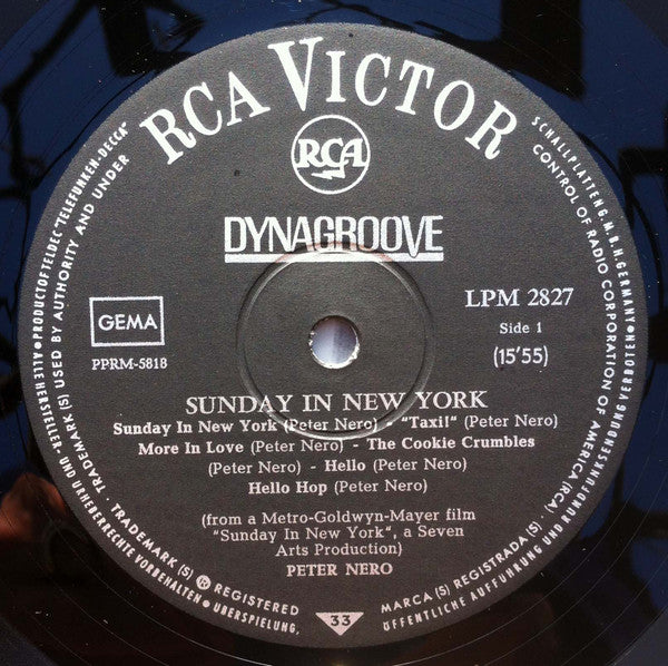 Peter Nero : Sunday In New York (LP, Album, Mono)