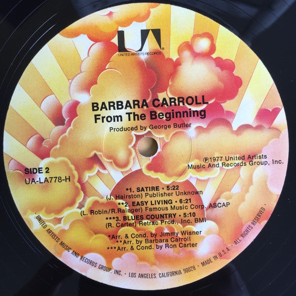 Barbara Carroll : From The Beginning (LP, Album)