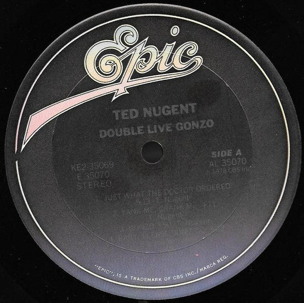 Ted Nugent : Double Live Gonzo! (2xLP, Album, RE, Blu)