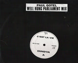 Inndya : C'est La Vie (Paul Gotel Well Hung Parliament Mix) (12", Promo)