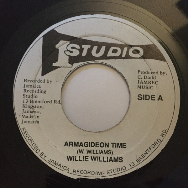 Willi Williams : Armagideon Time (7", RE)