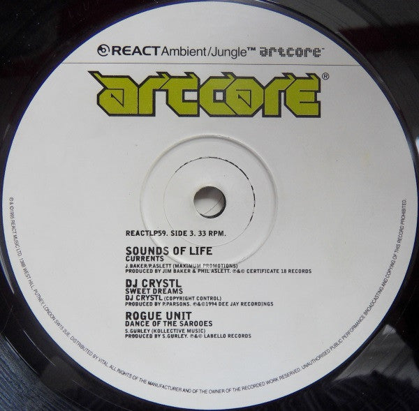 Various : Artcore - Ambient / Jungle (2xLP, Comp)