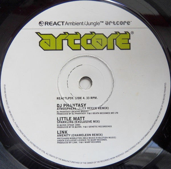 Various : Artcore - Ambient / Jungle (2xLP, Comp)