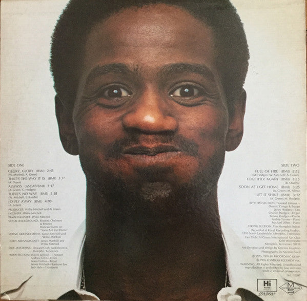 Al Green : Full Of Fire (LP, Album, SH )