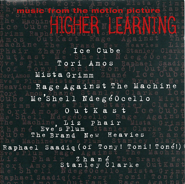 Various : Higher Learning (Music From The Motion Picture) (CD, Album)