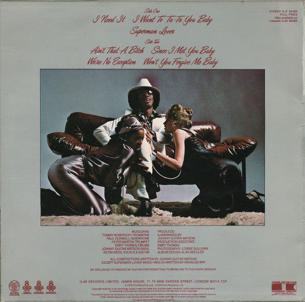 Johnny Guitar Watson : Ain't That A Bitch (LP, Album)