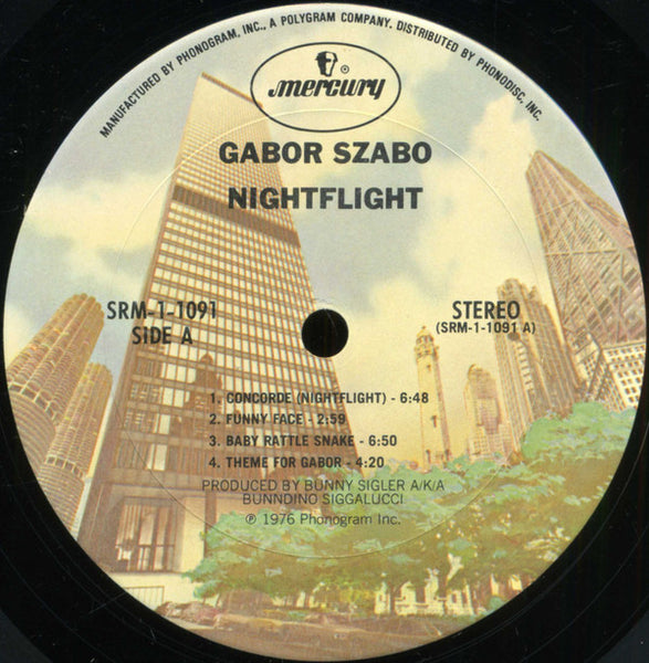 Gabor Szabo : Nightflight (LP, Album, Pit)