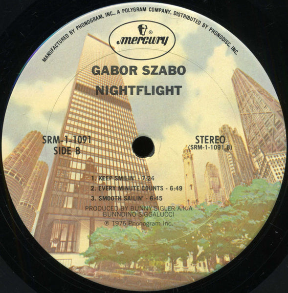 Gabor Szabo : Nightflight (LP, Album, Pit)