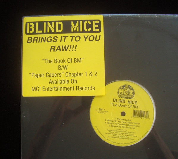 Blind Mice : The Book Of BM / Paper Capers (12")