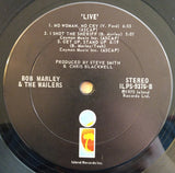 Bob Marley & The Wailers : Live! (LP, Album, Pit)