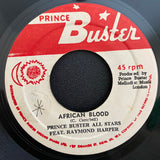 Prince Buster's All Stars Feat. Raymond Harper / Prince Buster : African Blood / Beware Brother (7")
