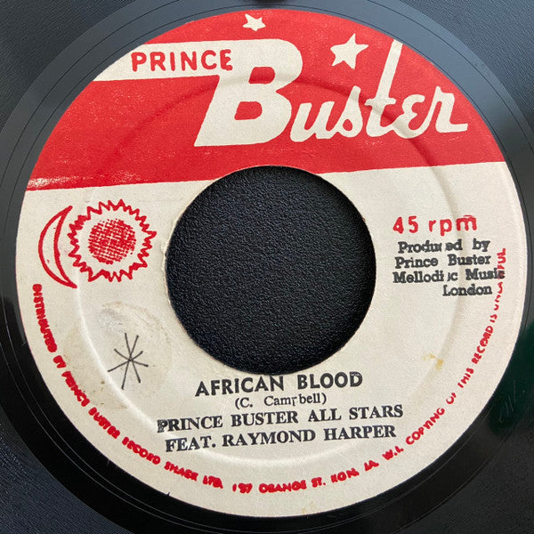 Prince Buster's All Stars Feat. Raymond Harper / Prince Buster : African Blood / Beware Brother (7")