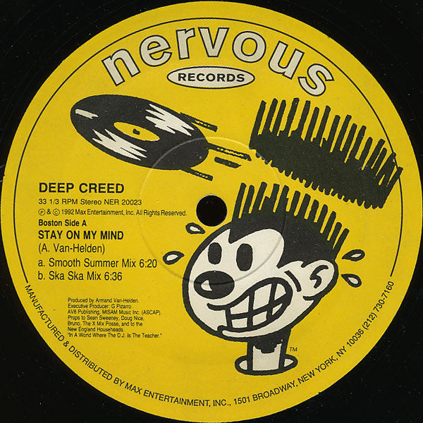 Deep Creed : Stay On My Mind / The Anthem (12")