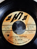 Al Green : Let's Stay Together  (7", Mono, Promo, Styrene)