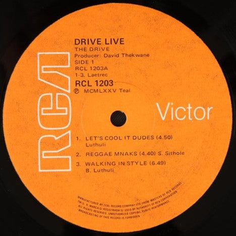 The Drive (2) : Drive Live (LP, Album)