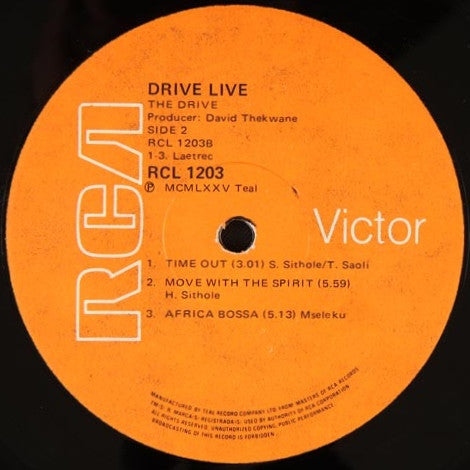 The Drive (2) : Drive Live (LP, Album)