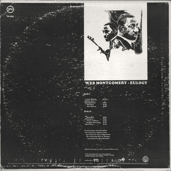 Wes Montgomery : Eulogy (LP, Album, Comp)