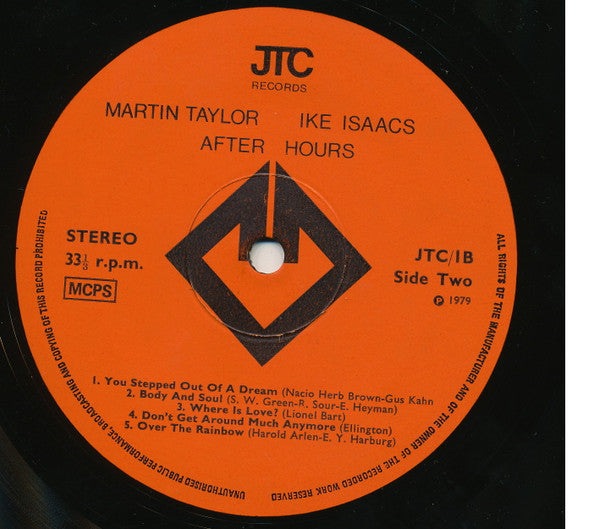 Martin Taylor, Ike Isaacs : After Hours (LP, Album)