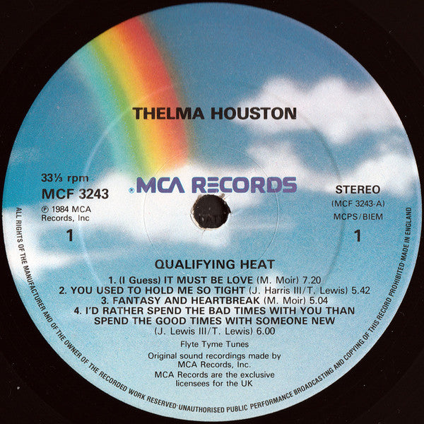 Thelma Houston : Qualifying Heat (LP, Album)