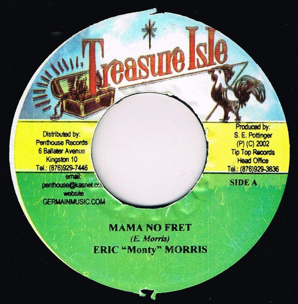 Eric "Monty" Morris / Baba Brooks : Mama No Fret / Vitamin A (7", RP)