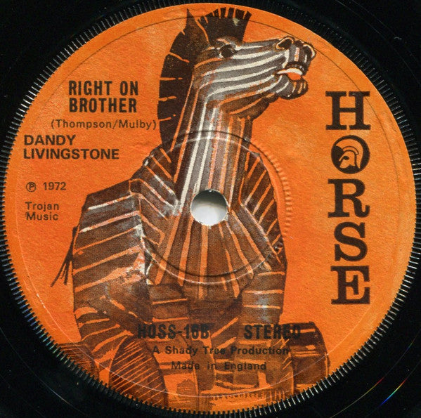 Dandy Livingstone : Suzanne, Beware Of The Devil (7", Single, Sol)