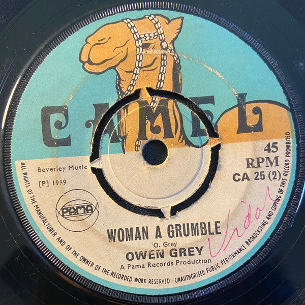 Owen Grey* : Girl What You're Doing To Me  (7", Pus)