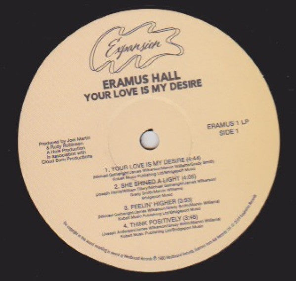 Eramus Hall : Your Love Is My Desire (LP, Album, RE)